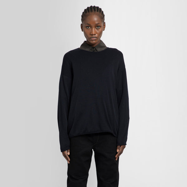 LEMAIRE WOMAN BLACK T-SHIRTS