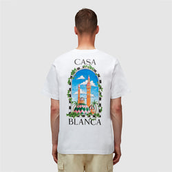 Casablanca Vue De Damas T-Shirt White