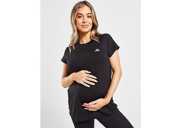 adidas Maternity Logo T-Shirt Black White 