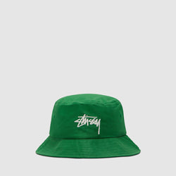 Stüssy Big Stock Bucket Hat Green