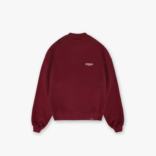 Represent Owners Club Sweater Maroon